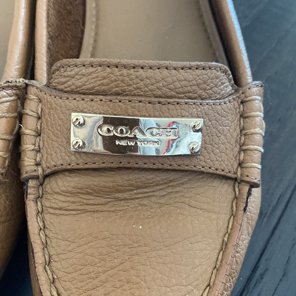 Coach Brown Leather Loafers - Picture 2 of 3